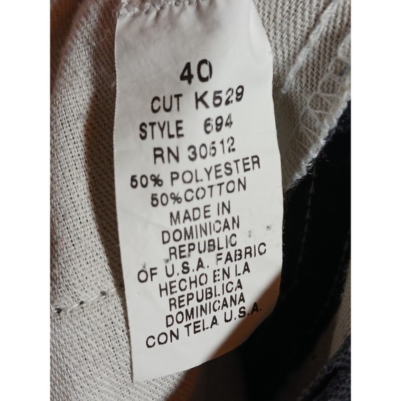 Ben Davis Plenty Tough Original Wide Leg Work Pants - Black 40x 29 - Picture 5 of 5